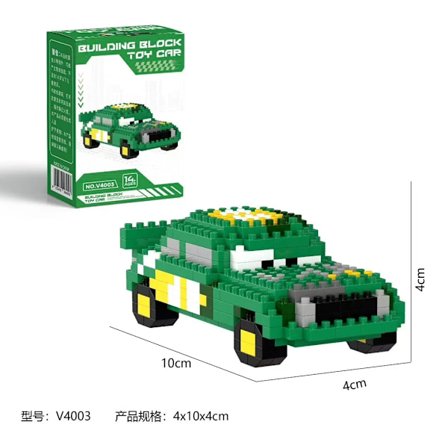 Disney Cars Byggeklosser Lynet McQueen Jackson Storm Tegneseriefigurer Leker Sally Carrera lega For Barn Bursdagsgave