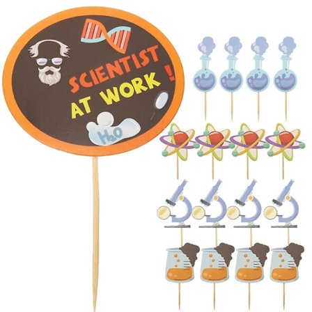 20 kpl Tiede Cupcake Koristeet Tiede Syntymäpäiväjuhlat Kakun Koristelu Valinta Koristeet