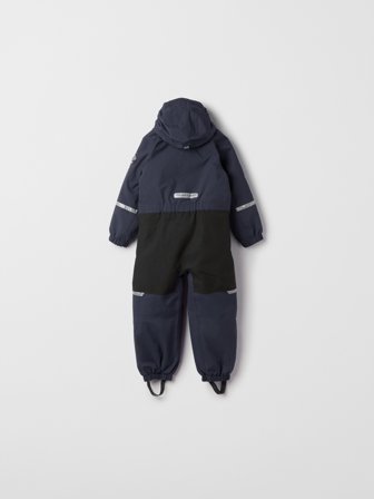 Polarn O. Pyret - Waterproof, lined puddle suit - 110 - Childrenswear - blue