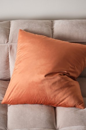 Jotex - Putetrekk 50x50 Cm Rostorange - SAVANNAH - Kjøp Pynteputer & trekk hos Jotex