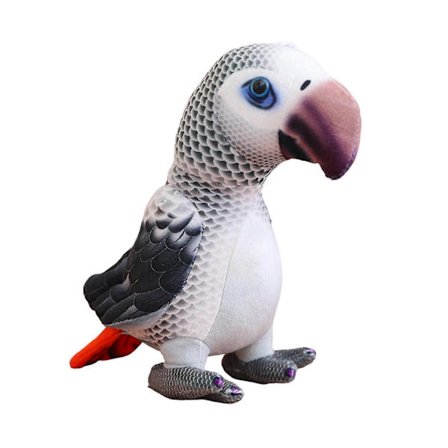 Realistisk Papegøye Plysjleketøy Fargerik Fugl Kosedyr Pedagogisk Kosedyr Hjem Kontor Soverom