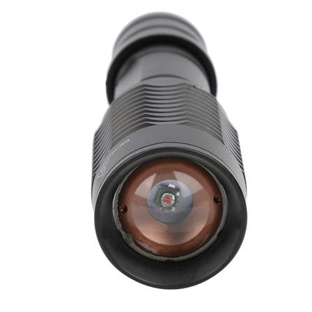 Aluminiumlegering Nattseende Zoomficklampa IPX6 Vattentät Jaktficklampa Rött Ljus