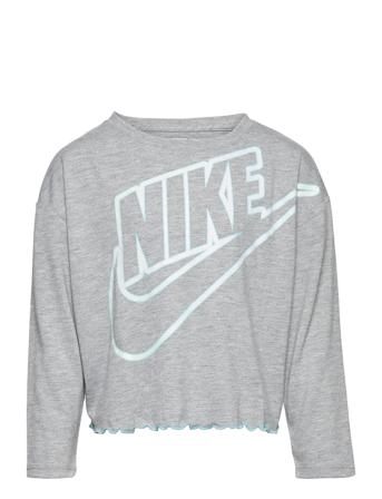 Nkg Ls Aura Icon Tee T-shirts Long-sleeved T-shirts Grå Nike