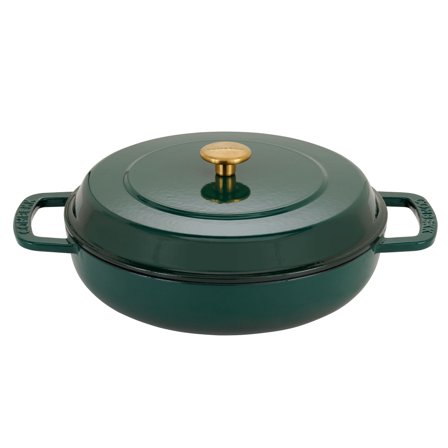 Combekk Lav gryde med låg Ø28 cm/5 liter, grøn | KitchenOne