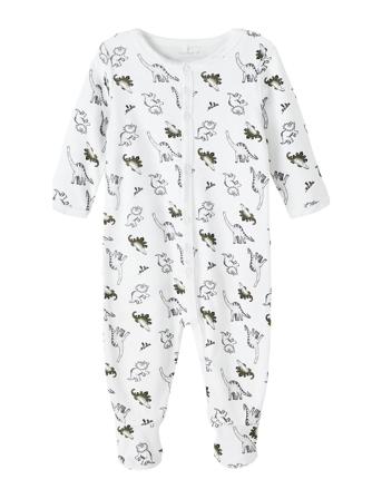 Nbmnightsuit W/F Dino Noos White Name It