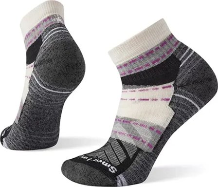 Smartwool Women's Hike Light Cusion Margarita Ankle Socks Women hiking socks Grey 34-37