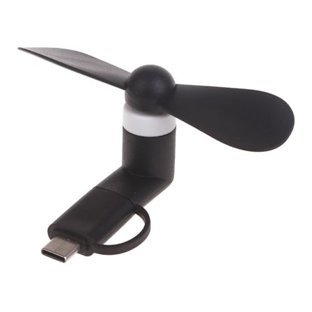 Kannettava jäähdytystuuletin, hiljainen kädessä pidettävä tehokas tuuletin, Micro USB -valaistus, matkapuhelimen jäähdytystuuletin Androidille