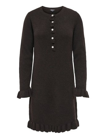 ONLY | Onlmera Life Ls Frill Dress Ex Knt | XS