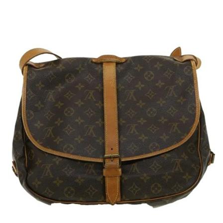 Louis Vuitton Vintage Pre-owned Canvas louis-vuitton-Väska brun, Dam Vintage Väskor, Dam, Storlek: ONE SIZE