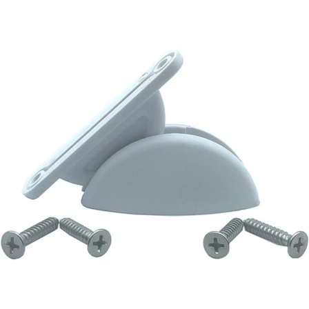 Husvagnsdörrlås, 2 par husvagnsdörrhållare med borr, T-formade dörrstopp dörrlås kompatibelt med RV släpvagn husbil lastsläp