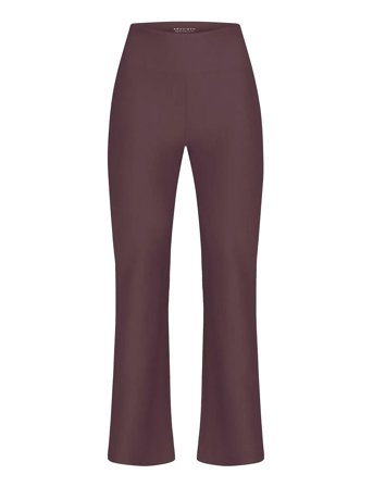 Ribbed R Flare Hw Tight Burgundy Röhnisch