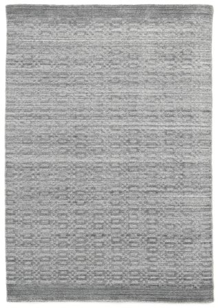 160X230 Tapis Mosaic Border - Gris Moderne Gris (Inde)