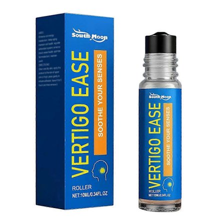 1-5x Vertigo Ease Roller 10ml Örtessens Roll-On för Yrsel Lindring Portabel Eterisk Olja