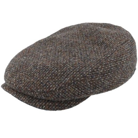 Stetson - Brun flatcap Keps - Driver Cap Wool Flat Cap @ Hatstore