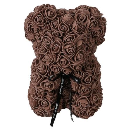 Bear Doll Hieno työstö Laaja levitys polystyreeni styroksi Söpö 10 tuuman Nalle Tummanruskea