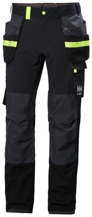 Helly Hansen Workwear Oxford 77405_999 Håndværkerbukser grå/sort Sort/Grå, Tøj