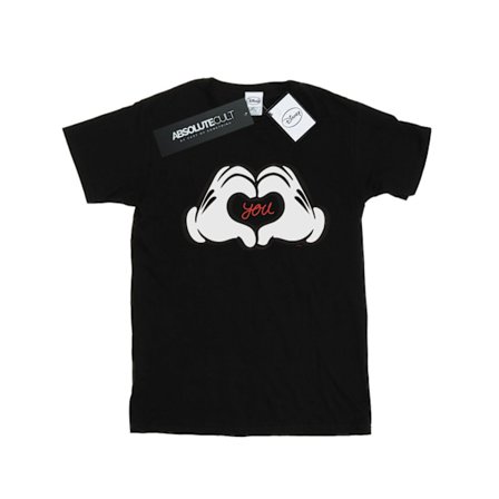 Disney Boys Mickey Mouse Loves You T-shirt 5-6 år Svart