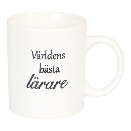 Mugg Världens bästa lärare