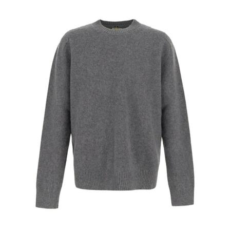 Oamc, Round-neck Knitwear Grijs, Heren, Maat:M