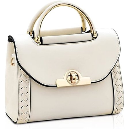 Handväskor för Kvinnor Designer Topphandtag Väska Dam Liten Crossbody Axelväskor PU Läder Clutch Väska Flickor Messenger Väskor med Lås Blanco