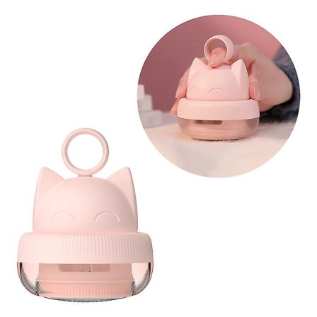 IC Elektrisk Bolltrimmer Kläder Hårklippare Remover Portabel Söt Kattform