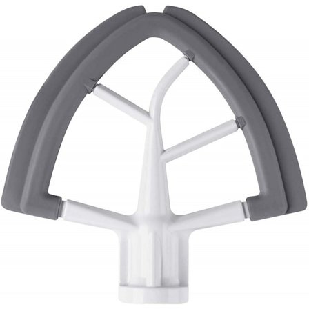 4,5/5 Quart Flex Edge -vatkain, sopii KitchenAidin kallistettavapäiselle pystymikserille, kaikki metalliset painevaletut terät, joustavalla 