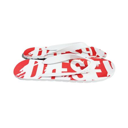 Diesel, Flip Flops Wit, Heren, Maat:40 EU