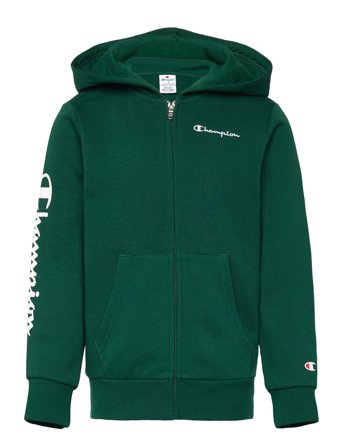 Champion Hooded Full Zip Sweatshirt Grön
