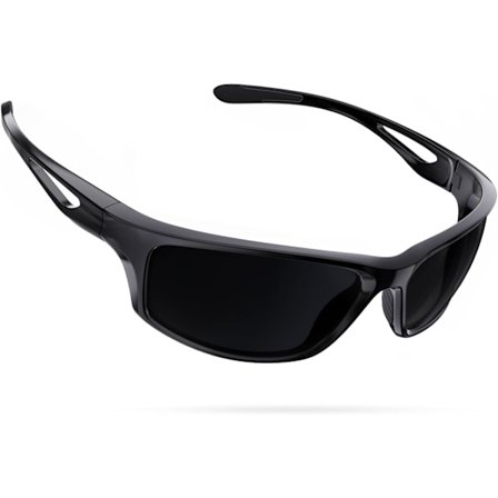 Urheilulasit, Polarisoivat Urheilulasit UV400-Suojalla & TR90 Rikkomaton Kehys Kalastukseen, Ajamiseen, Golfaukseen, Juoksuun, Pyöräilyyn, Leirintään