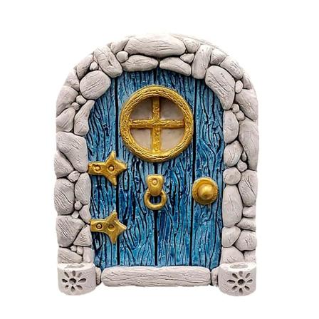1 Styk Tredimensionel Havefe-Dør Dør Miniature Elf Dør Mini Gave, Miniature Fe Have Dekoration Udendørs Tilbehør