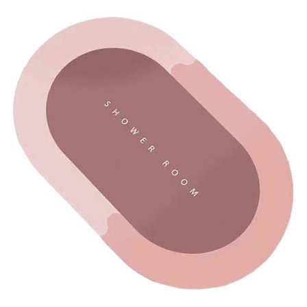 Halkfri Matta Superabsorberande Badrumsmatta Snabbtorkande Tvättbar Golvmatta Kompatibel med Hem Badrum Dekoration z