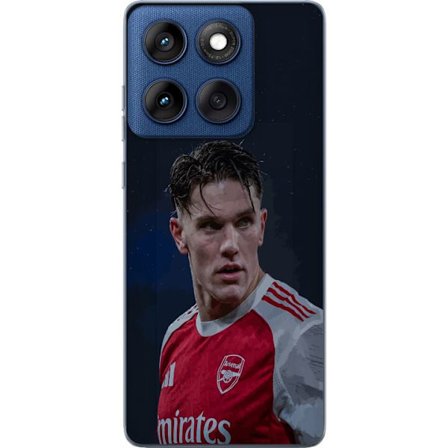 Kompatibelt Mobildeksel til Motorola Edge 60 Pastellregnbue med hvite stjerner og myk fargeovergang i drømmende himmeldesign