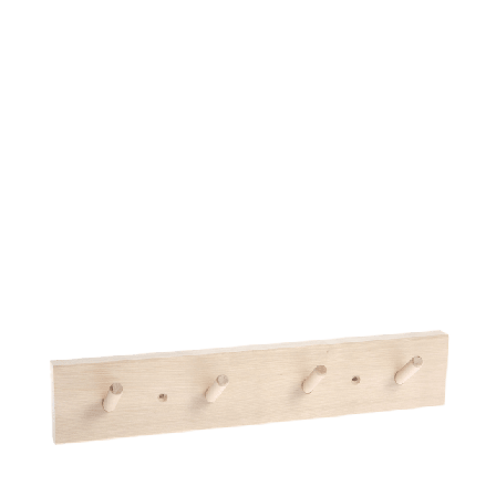 Iris hantverk Knoppbräda, 4 knoppar Krokar & hängare ONESIZE