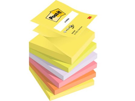 Post-it Notes Z-block 76x76mm rainbow - Lyreco - Kontorsmaterial - Notes och Post-It - Notes - Z-block