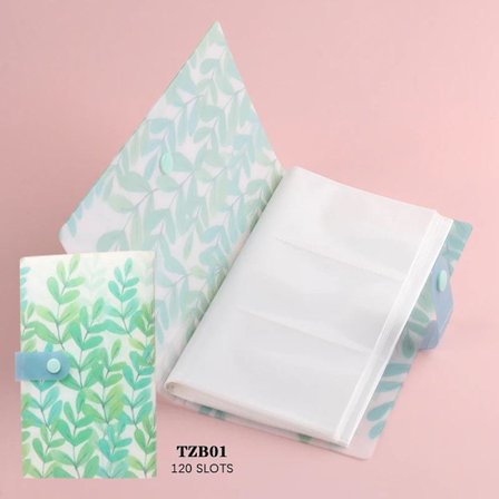 Nytt 120 Rum Negleklistermærke Album Tom Slider Opbevaringsbog Saml Vandmærker Manicure Hylde Neglekunst Visningsværktøjer