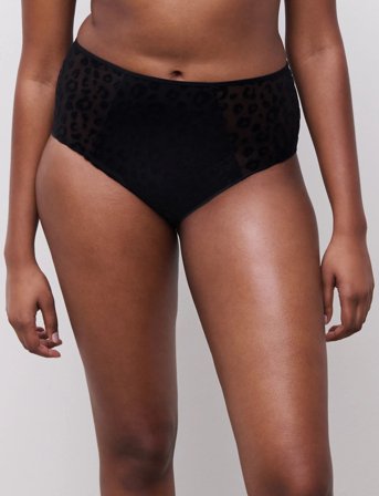 CHANTELLE Girls High Waisted Full Brief - Black - 42