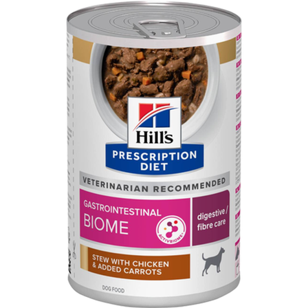 Hill's Prescription Diet Dog - Adult Gastrointestinal Biome Chicken & Vegetables Stew 354 g - Hund - Hundefôr & hundemat - Veterinærfôr for hund - 