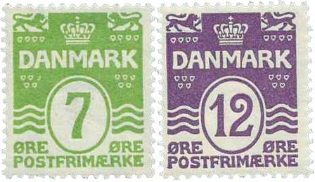 Danmark 1926 - AFA 167-68 - Postfrisk