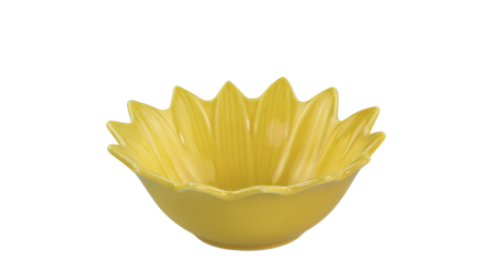 Chic Antique Skål Blomst Gul Ø15