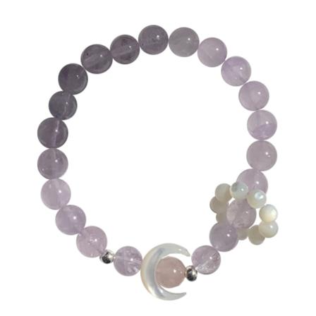 Jalokivi Chakra -rannekoru Ahdistus Kristalli Luonnonkivi Miehet Naiset