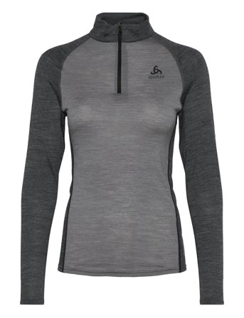 Odlo | Odlo W Bl Top Turtle Neck L/S Half Zip Natural | S