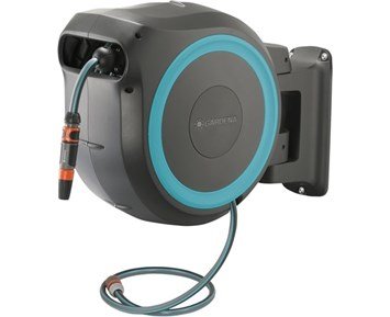 Gardena-RollUp XL 35 m Hageslangeboks (turkis)-Veggmontert hageslangeboks med 35 m slange-Tools & Garden-Slangetromler og vanning