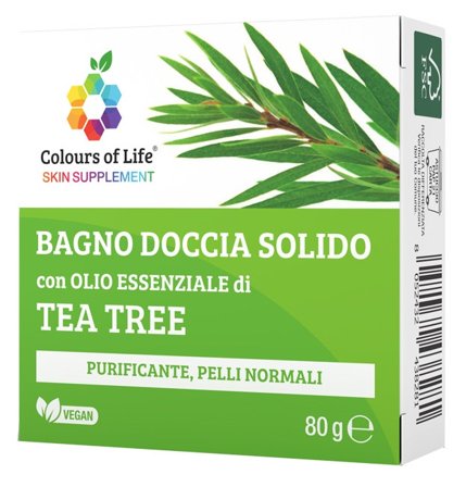 Optima Colours Of Life Tea Tree Oil Bagno Doccia Solido 80g