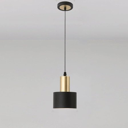 Loftslampe Pendel Sort E27 1/3 Lyskilder Moderne Loftslampe til Soveværelse Spisestue Køkken