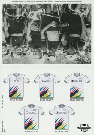 Belgien - VM i landevejscykling - Postfrisk ark