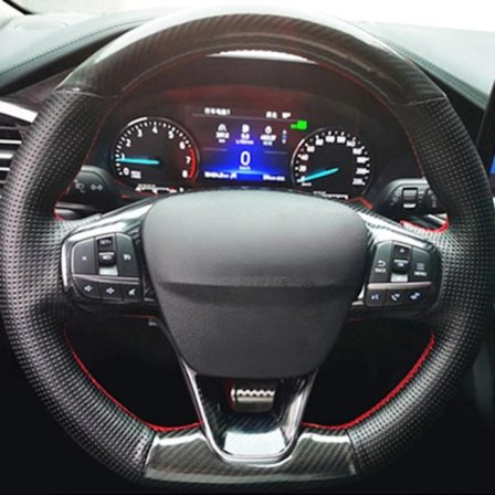 Bilratt skydd halkfri mocka fläta för kompatibel med Ford Focus ST-Line Fiesta ST-Line 2018-2019 Focus ST 2019-2020 Fiesta ST 2019