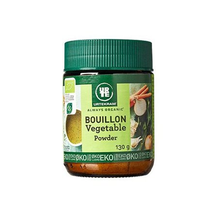 Urtekram Bouillon Vegetable Powder Ø 130 g, Helse & Madvarer, Krydderier, Bouillon