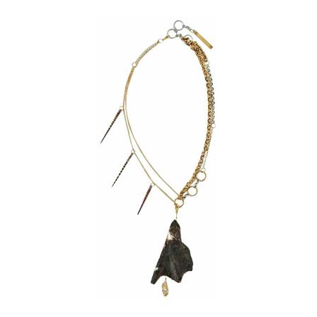 Marine Serre Necklaces , Geel , Dames , Maat: ONE Size Kettingen