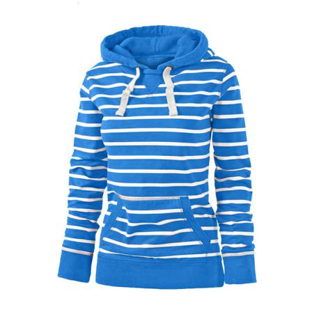 Damer Med Fickor Hood Tops Långärmad Pullover