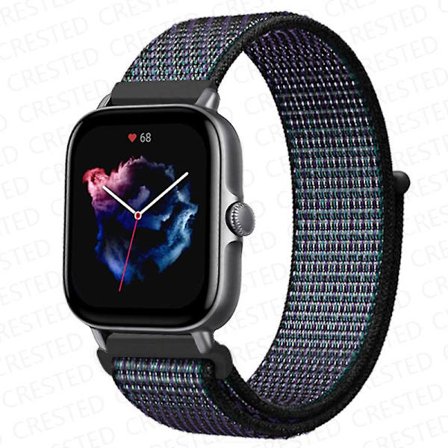 20 mm 22 mm watch för Amazfit Gts/2/2e/4/3/mini Gtr 4/2/3/ pro 47 mm Stratos 3 nylon Pulseira Correa Amazfit bipsband